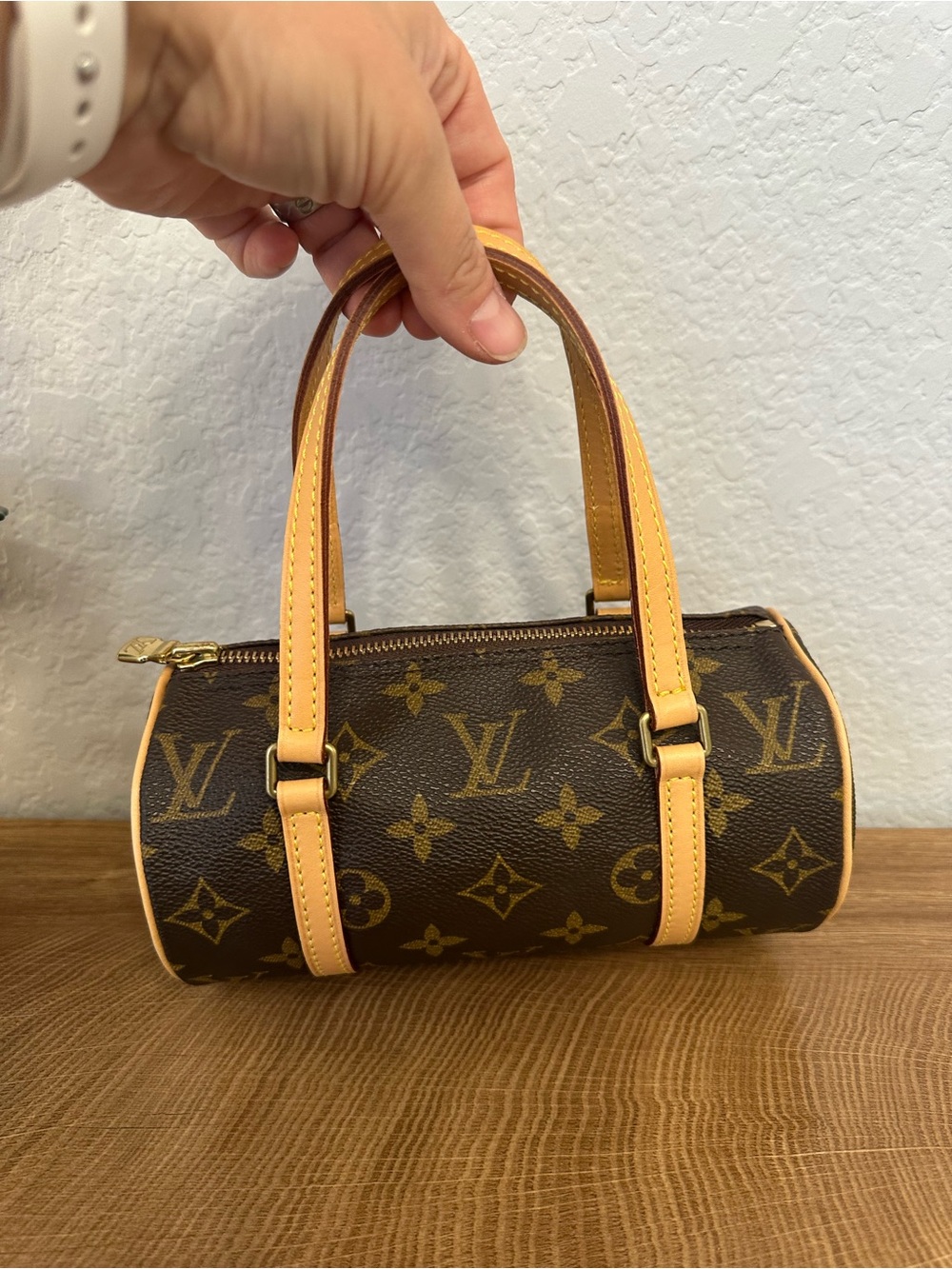 Louis Vuitton Brown Monogram Papillon 19 Rare